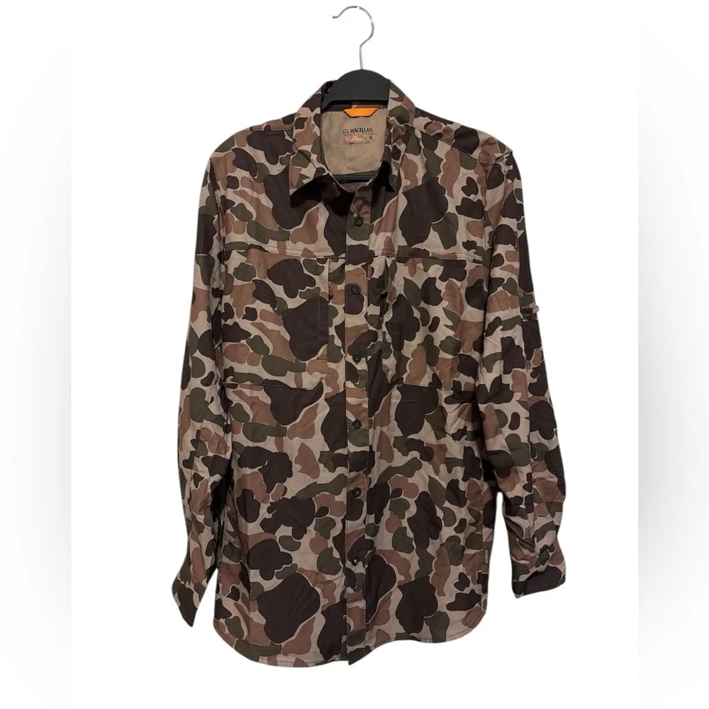 Magellan Outdoors Camouflage‎ Duck Camo Button Up Men’s Size: Small NWOT - Picture 2 of 4